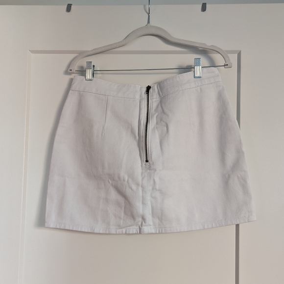 Princess Polly White Slit Mini Skirt - Picture 6 of 7